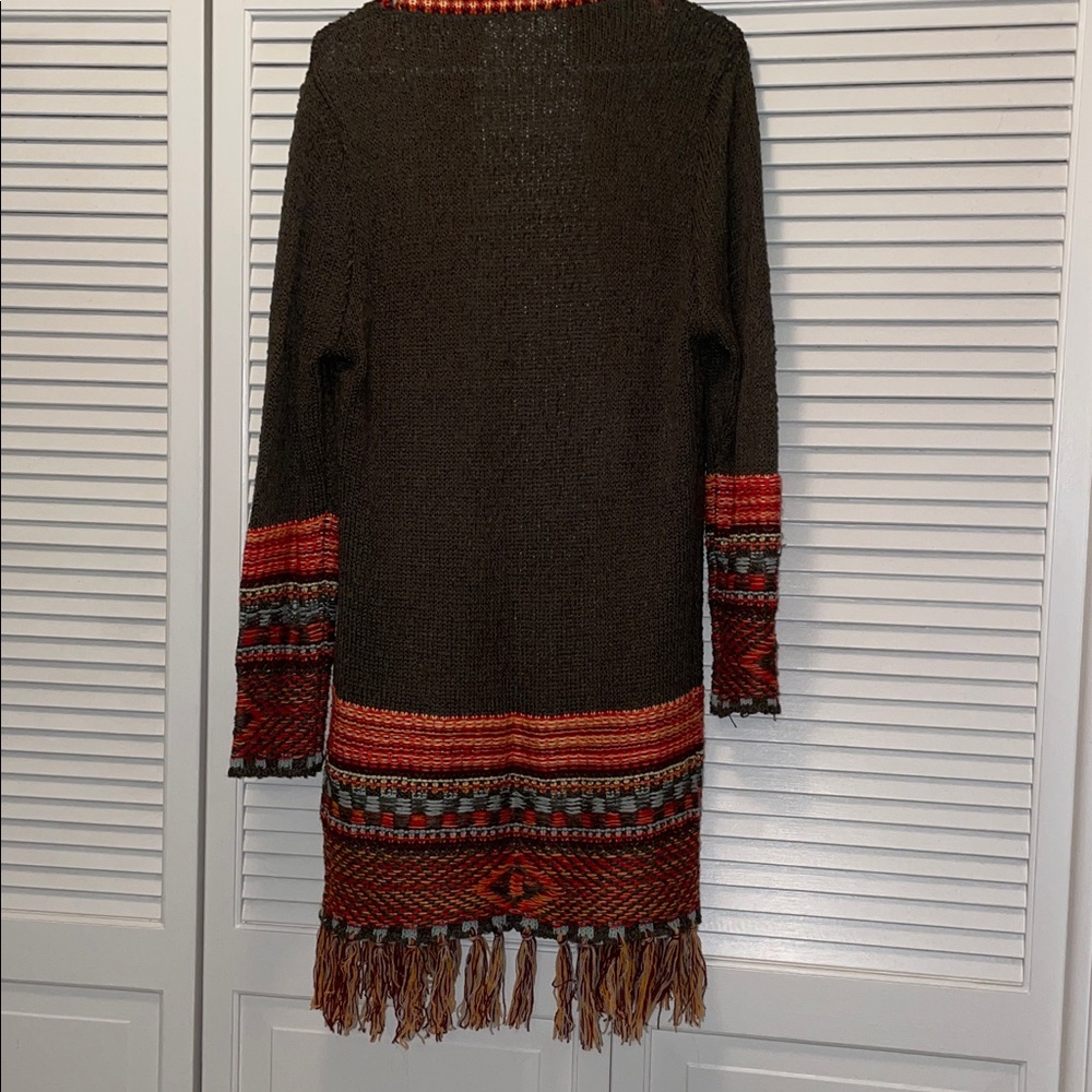 ADORA Multicolor Patterned Cardigan, Size M/L - Picture 2 of 5